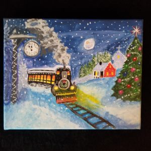 Holiday Train in Snow