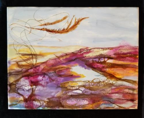 EW-003-Blowing in the Wind Landscape-11x14x1.5